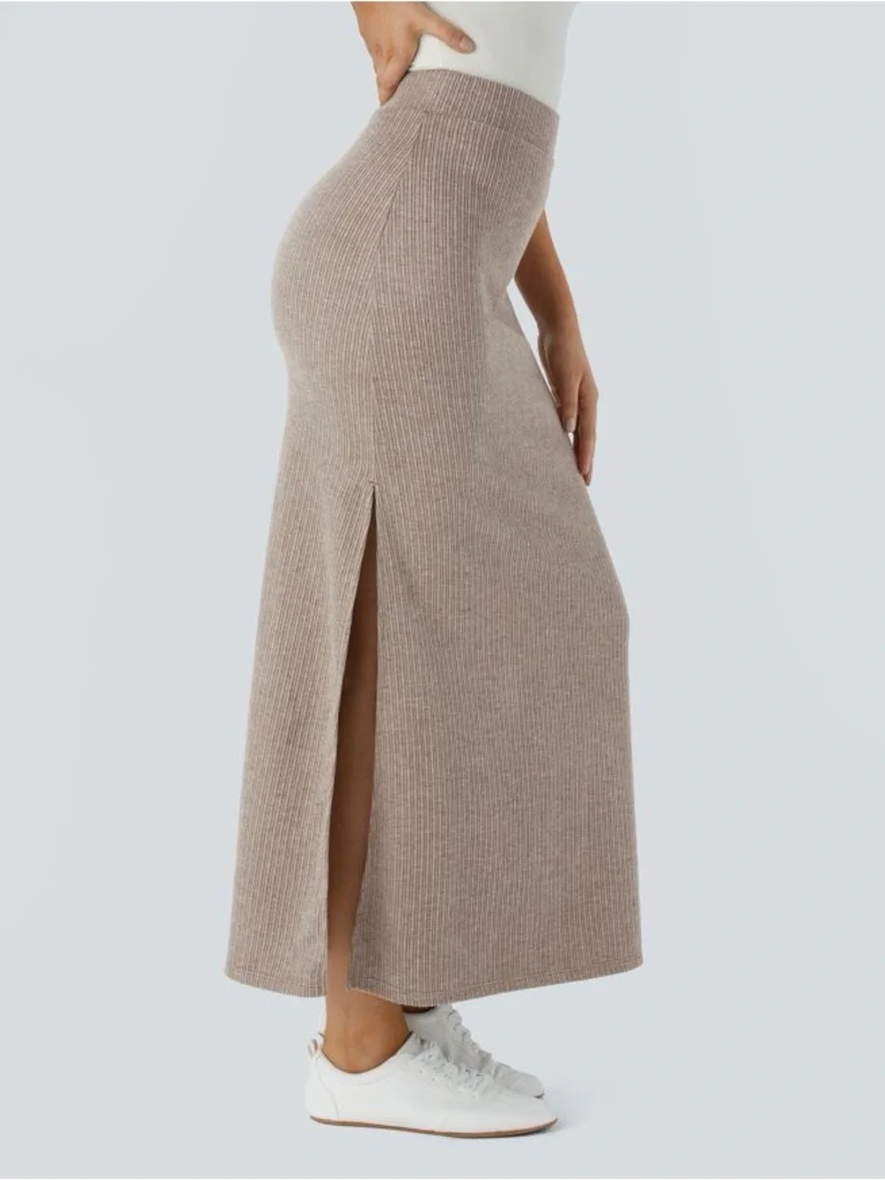 HALARA ribbed high